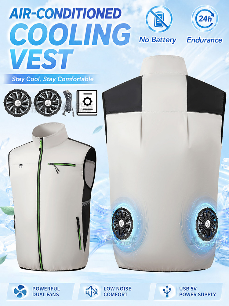 Fishing Vest - 2026 Cool Vest Wearable Cooling Fan