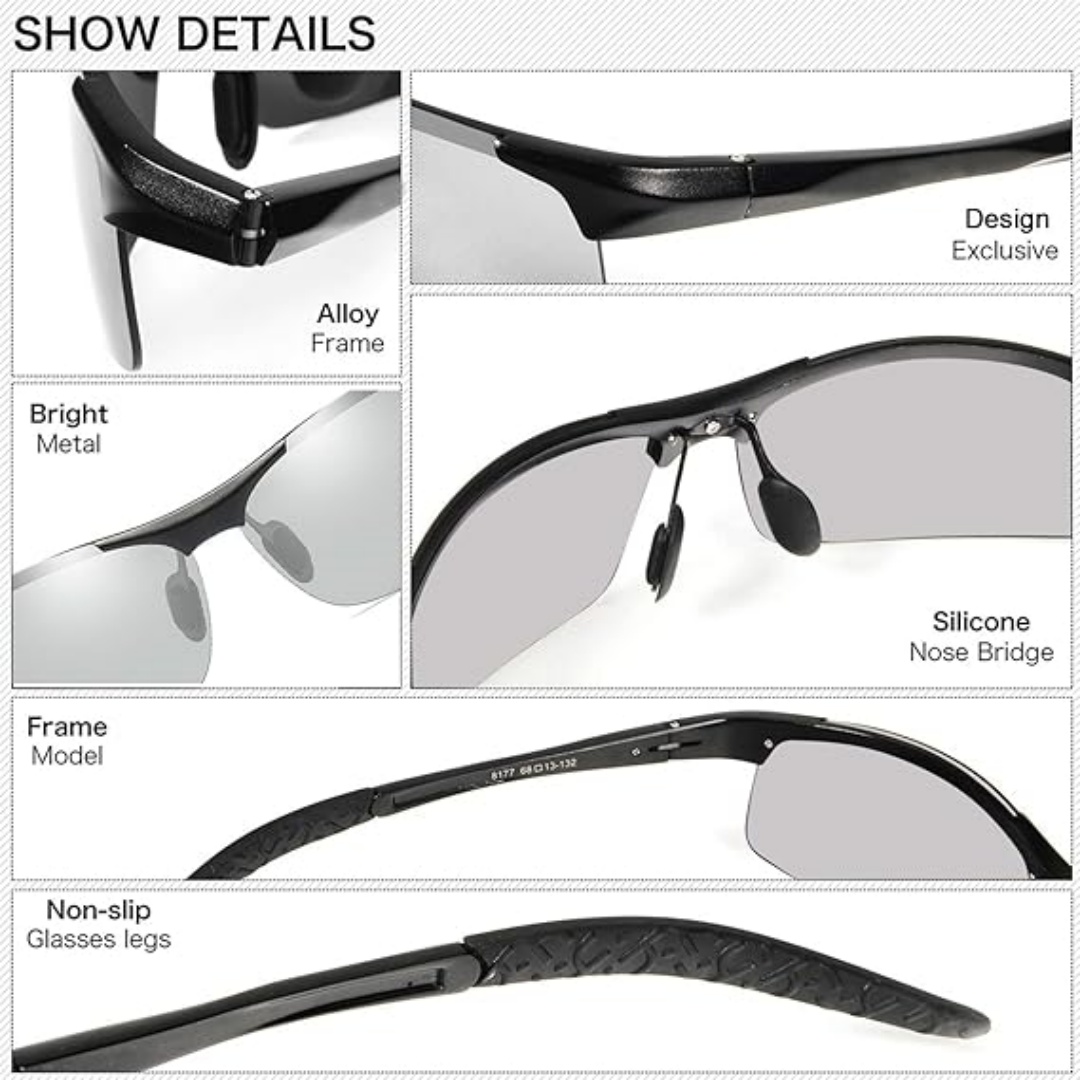 1 pcs Polarized Sunglasses Men - Fishing Sunglasses Polarized 评论和价格