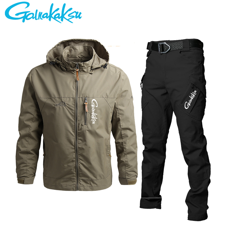 Men's Waterproof Hooded Jacket - Fishing Jacket Waterproof 评论和价格