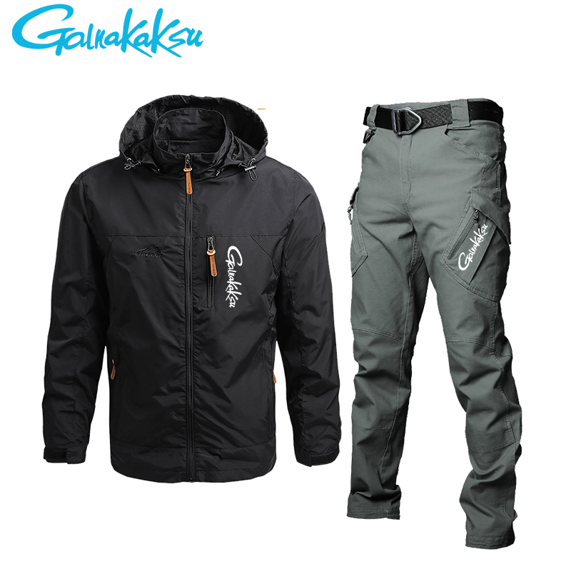 Men's Waterproof Hooded Jacket - Fishing Jacket Waterproof 评论和价格