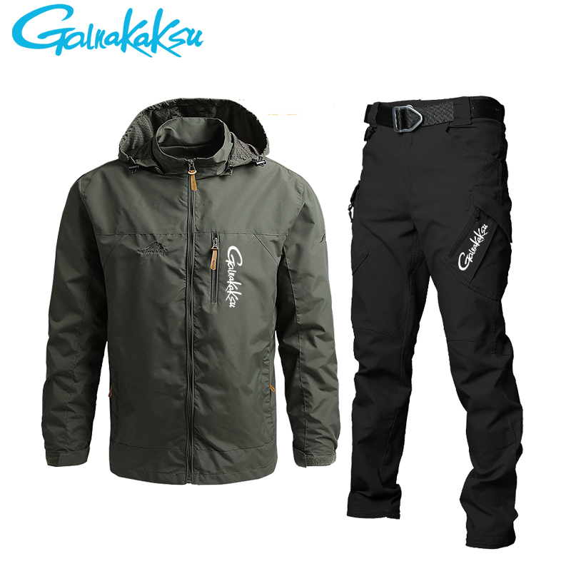 Men's Waterproof Hooded Jacket - Fishing Jacket Waterproof 评论和价格