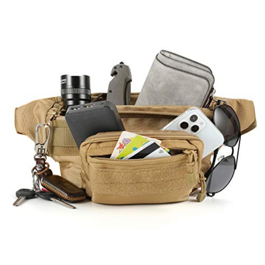 Tactical Fanny Pack, Military  - Fishing Belt 评论和价格