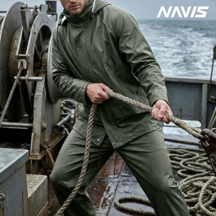 Mens PRO Workwear 3-Piece Wate - Fishing Jacket Waterproof 评论和价格