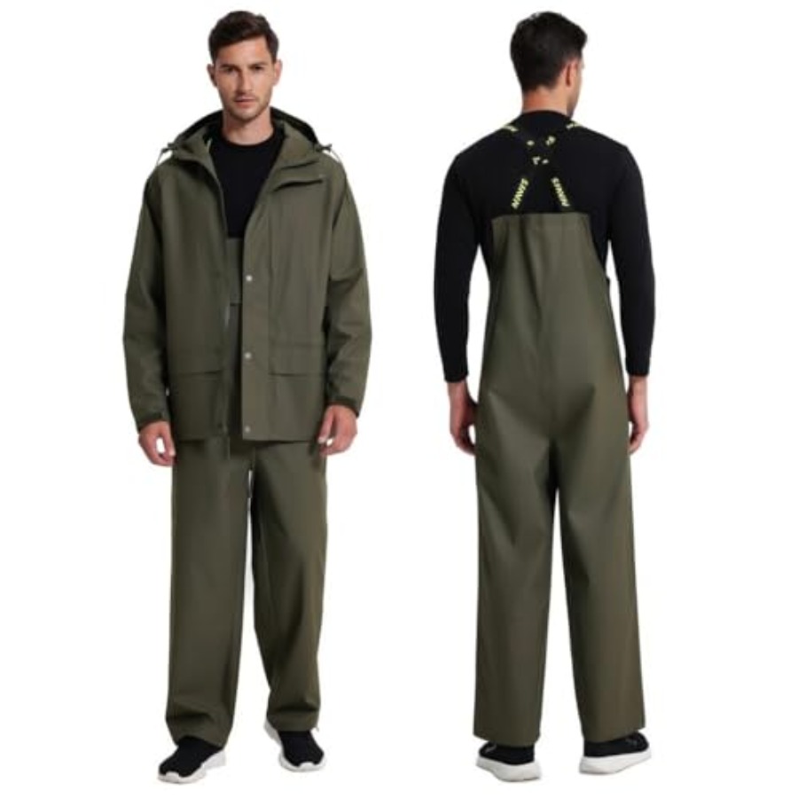 Mens PRO Workwear 3-Piece Wate - Fishing Jacket Waterproof 评论和价格