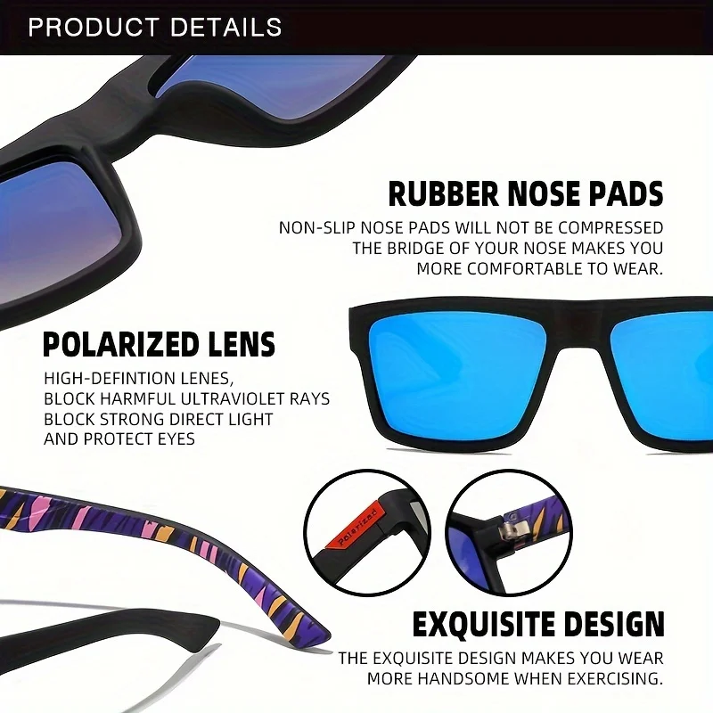 Fashion Vintage Square Polariz - Fishing Sunglasses Polarized 评论和价格