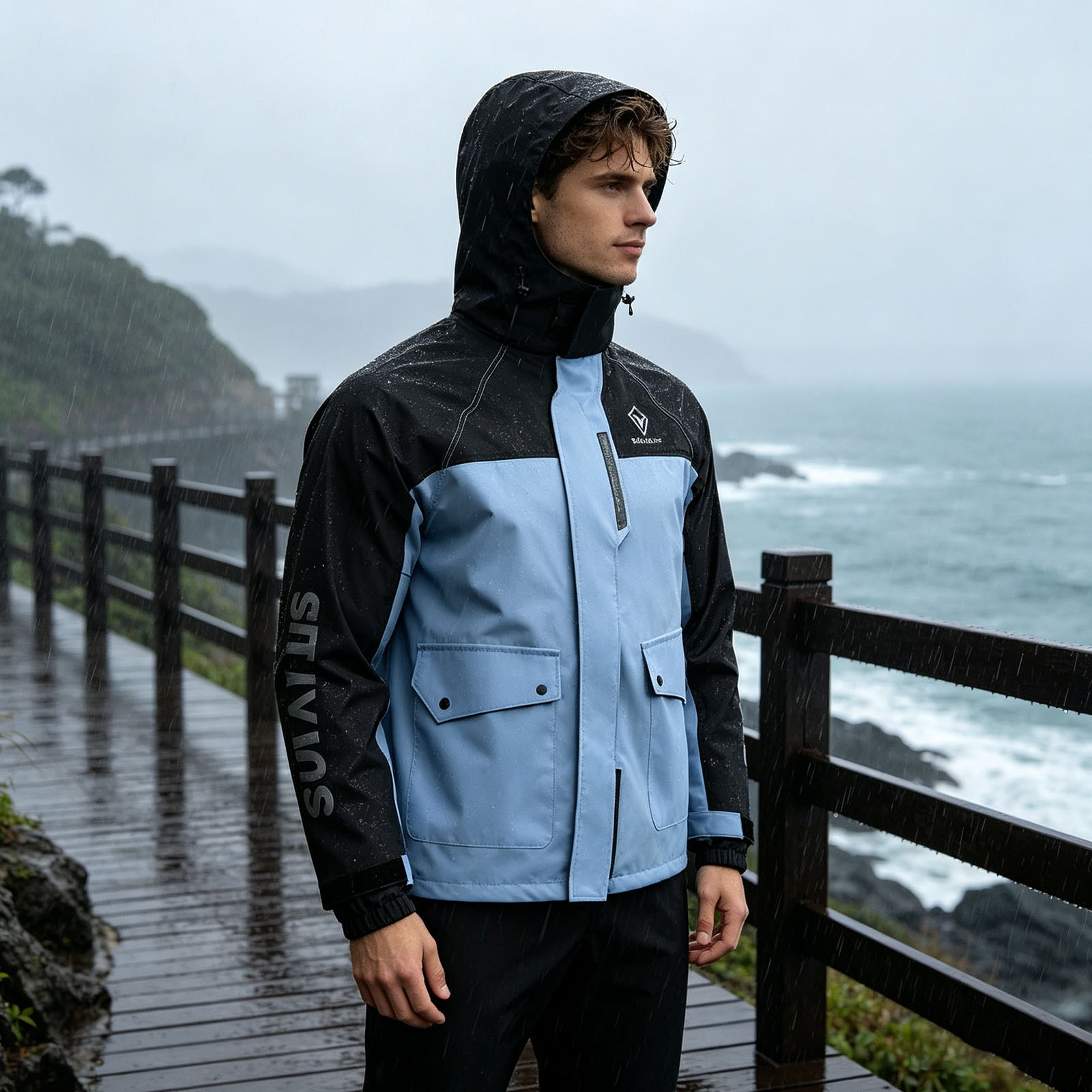 Motorcycle Rain Suit for Men & - Fishing Jacket Waterproof 评论和价格