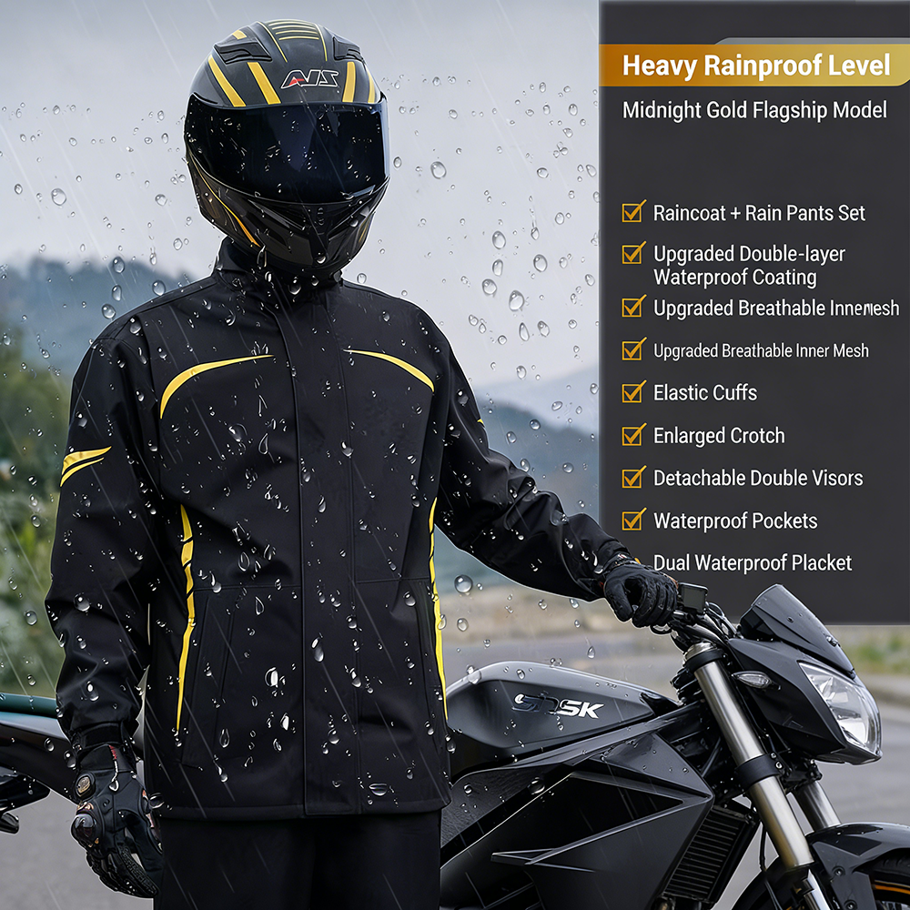 Motorcycle Rain Suit Men Women - Fishing Rain Suit 评论和价格