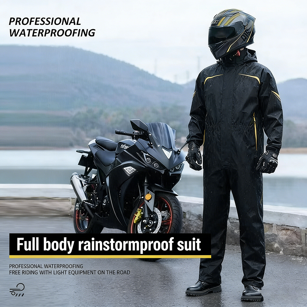 Motorcycle Rain Suit Men Women - Fishing Rain Suit 评论和价格