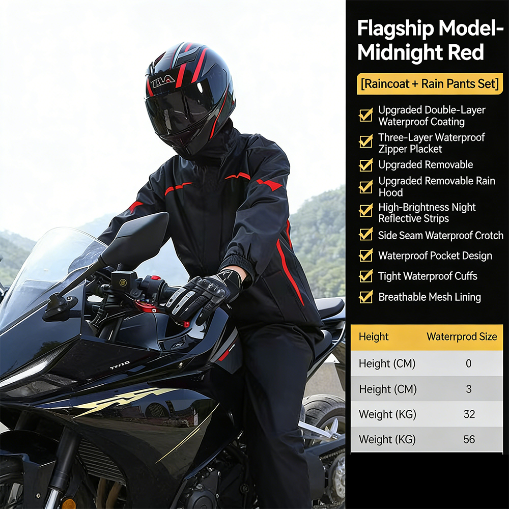 Motorcycle Rain Suit Men Women - Fishing Rain Suit 评论和价格
