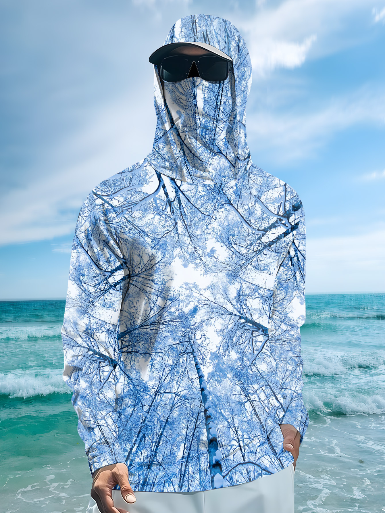 Fishing hooded sweatshirt men' - Fishing Hoodie 评论和价格