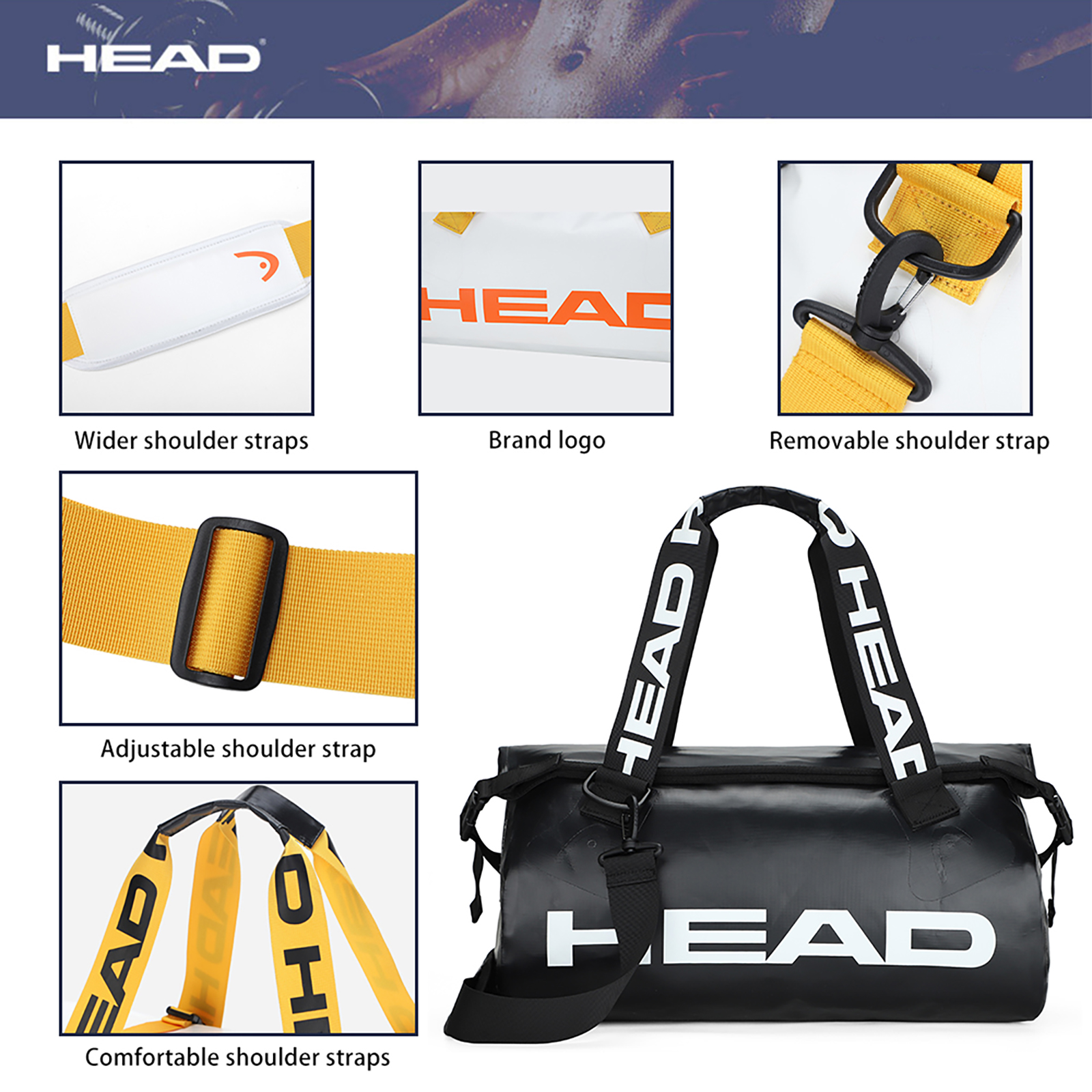HEAD Fully Waterproof Travel D - Fishing Bag Waterproof 评论和价格