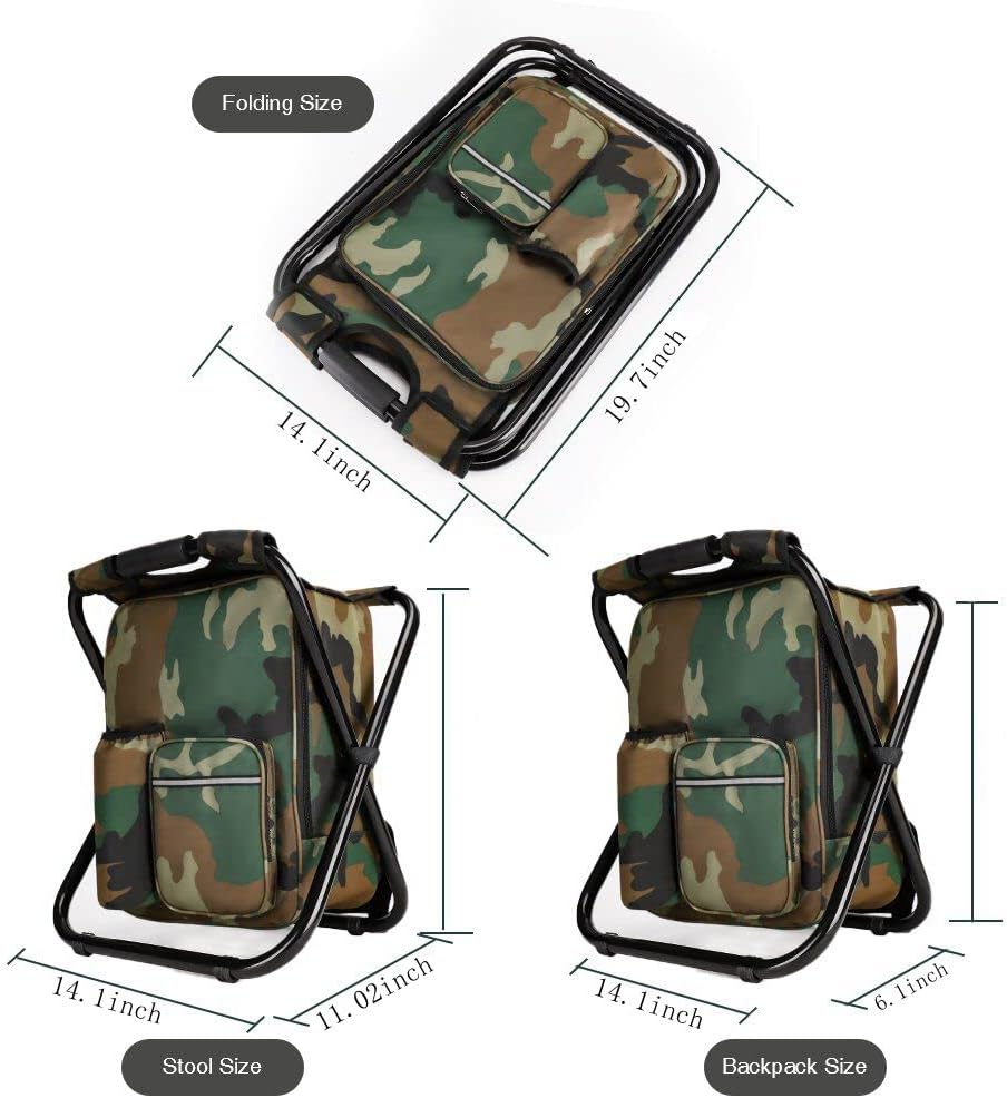Portable Folding Camping Stool - Fishing Bag Waterproof 评论和价格