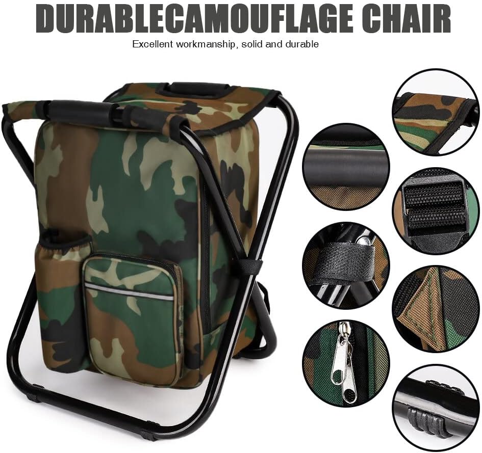 Portable Folding Camping Stool - Fishing Bag Waterproof 评论和价格