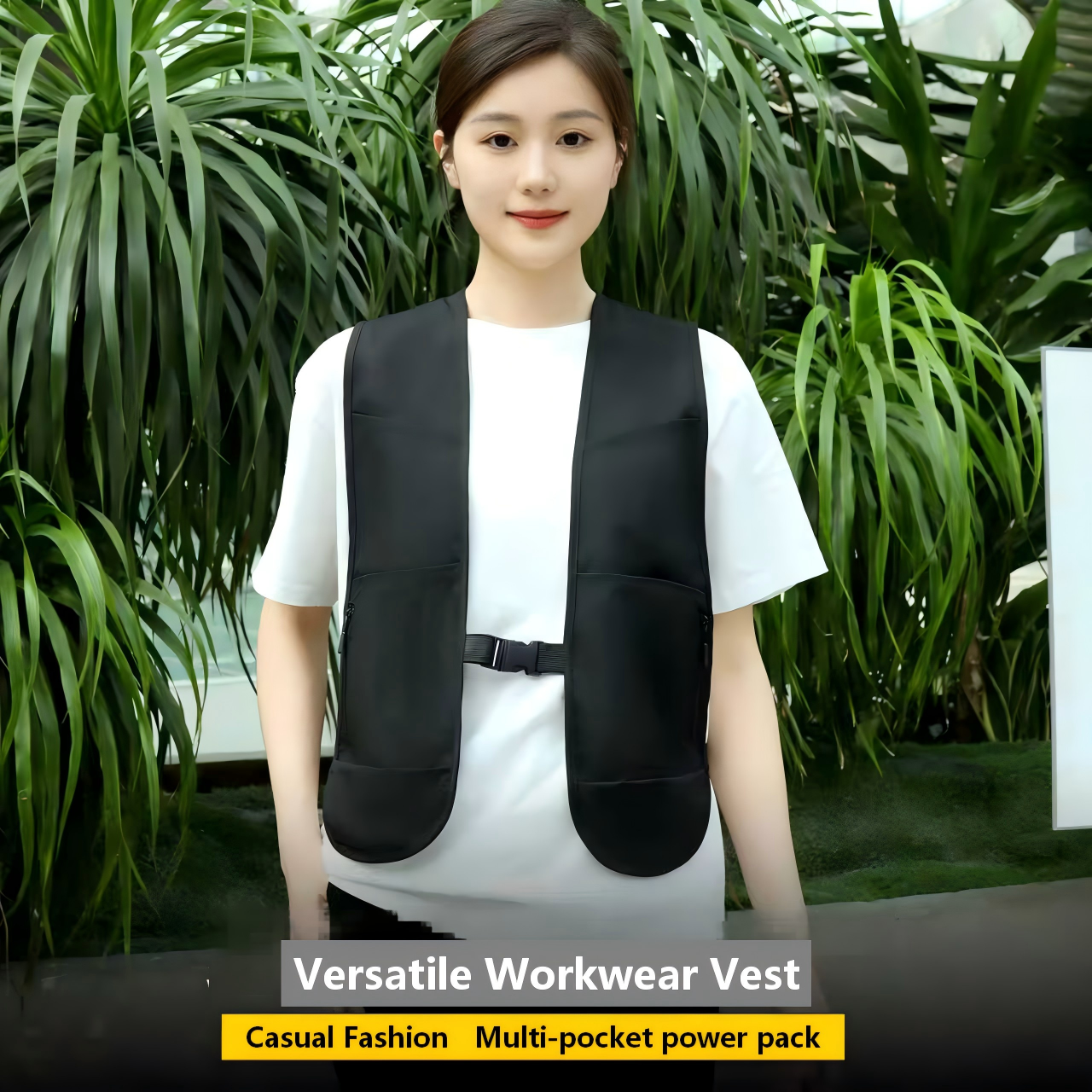 Zipper type work vest super li - Fishing Vest 评论和价格