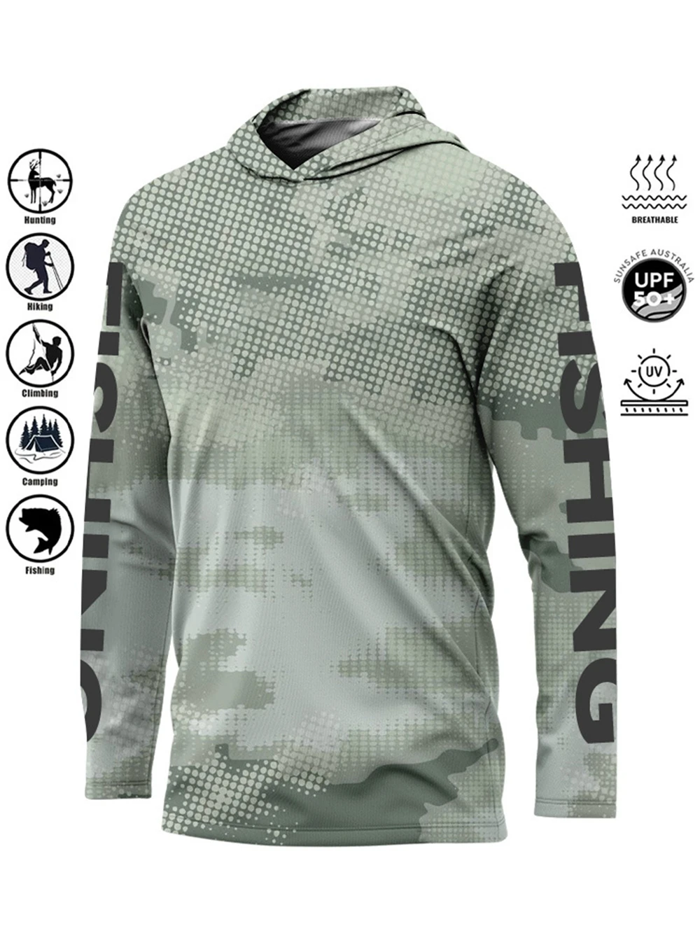 MALFC Hood Fishing Shirt Fishi - Fishing Rain Suit 评论和价格
